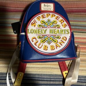 Loungefly Blue and Red Sgt. Pepper's Backpack